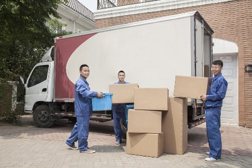 Removal truck ready for a home move in Catford