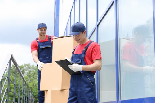 Professional loading support for a moving truck in Catford
