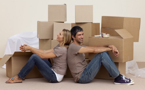 A local removals team managing a property move in Catford