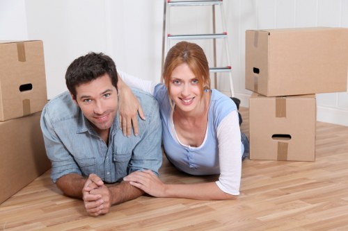 Preparation for furniture removals in a Catford home