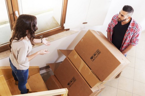 Business equipment and furniture prepared for relocation in Catford